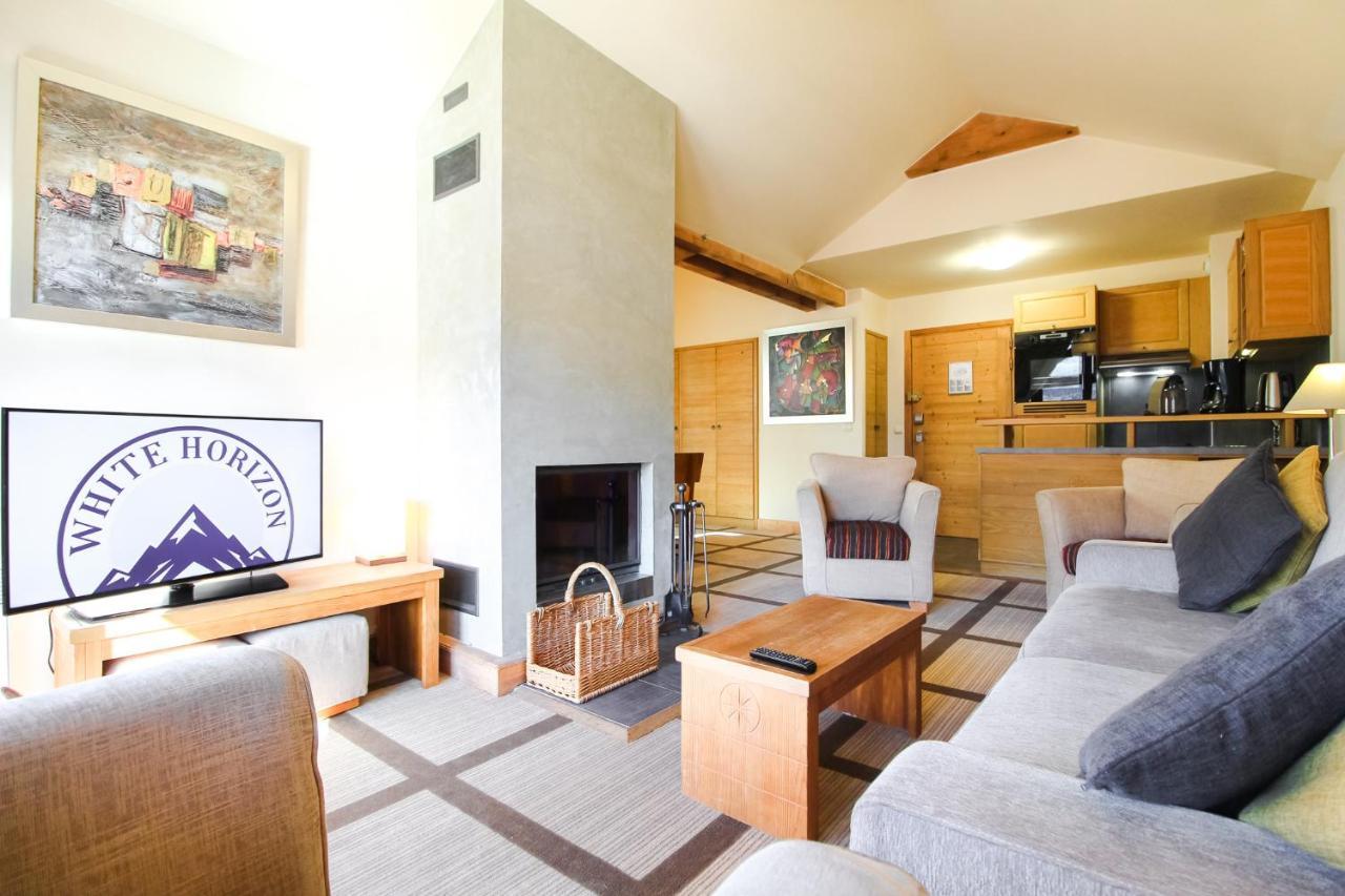 Exceptional 3 Bed Penthouse With Fireplace And Stunning Views Flaine Luaran gambar