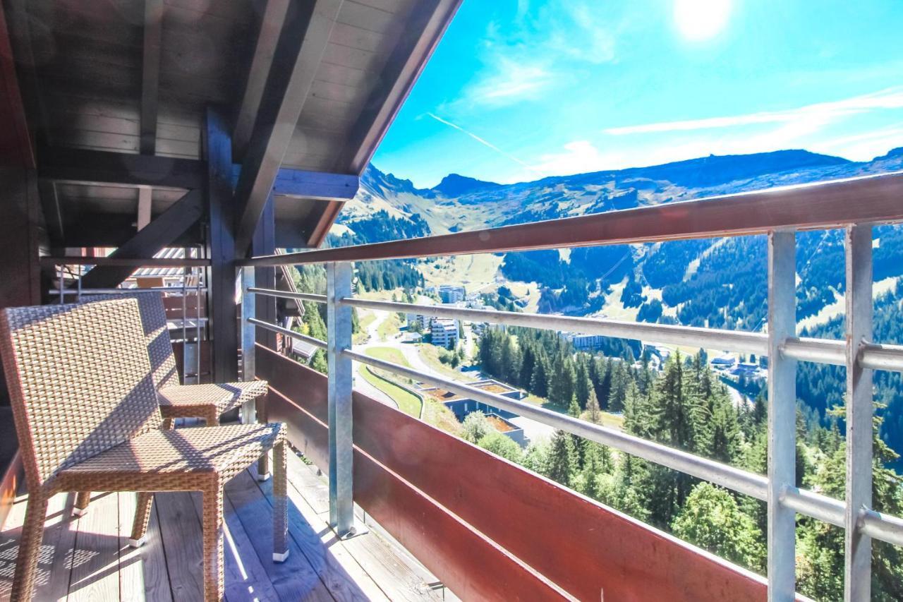 Exceptional 3 Bed Penthouse With Fireplace And Stunning Views Flaine Luaran gambar