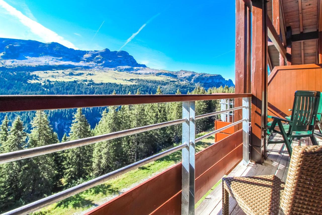 Exceptional 3 Bed Penthouse With Fireplace And Stunning Views Flaine Luaran gambar
