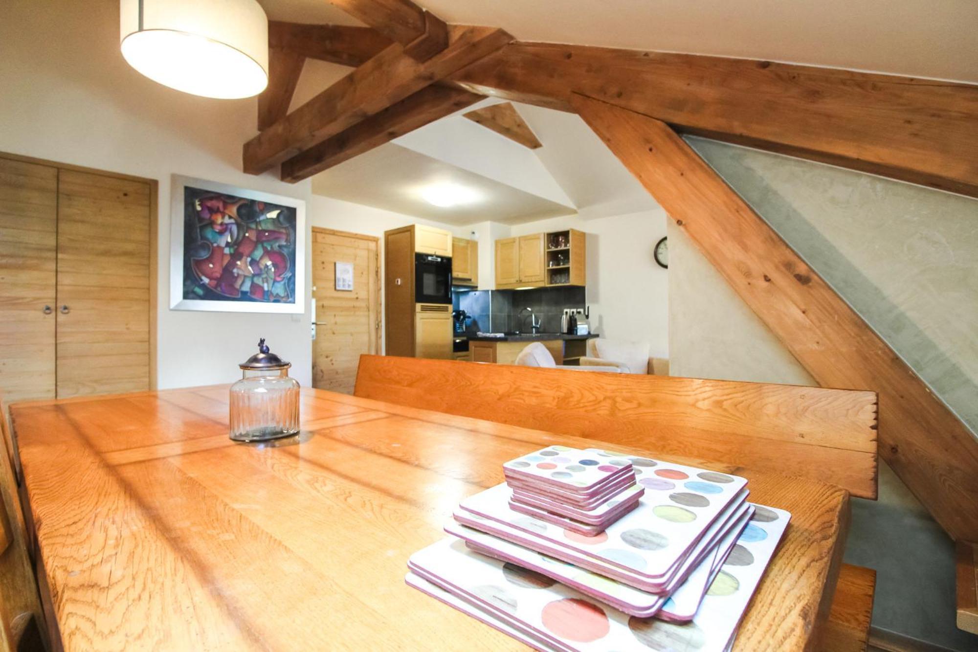 Exceptional 3 Bed Penthouse With Fireplace And Stunning Views Flaine Luaran gambar