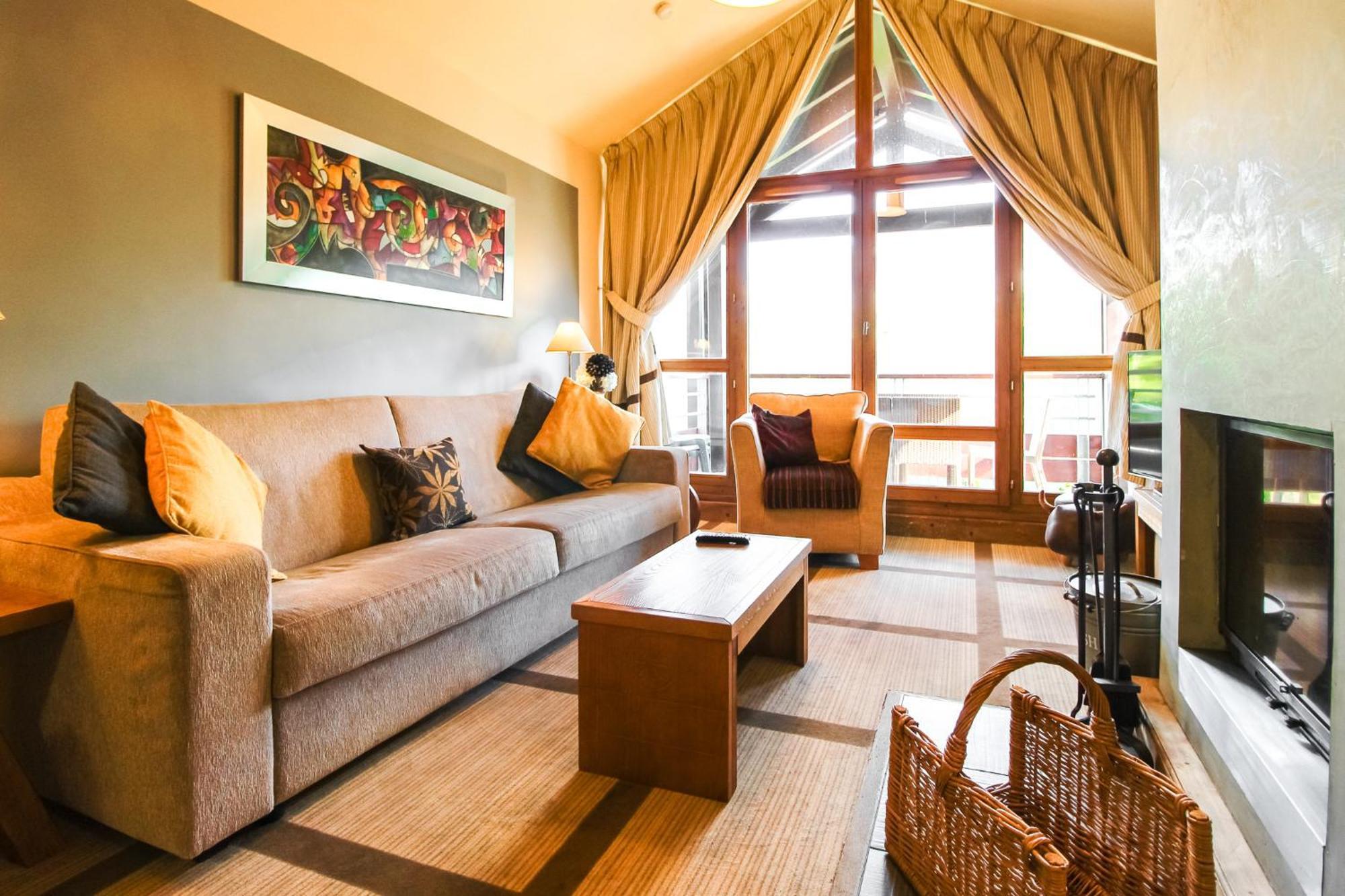 Exceptional 3 Bed Penthouse With Fireplace And Stunning Views Flaine Luaran gambar