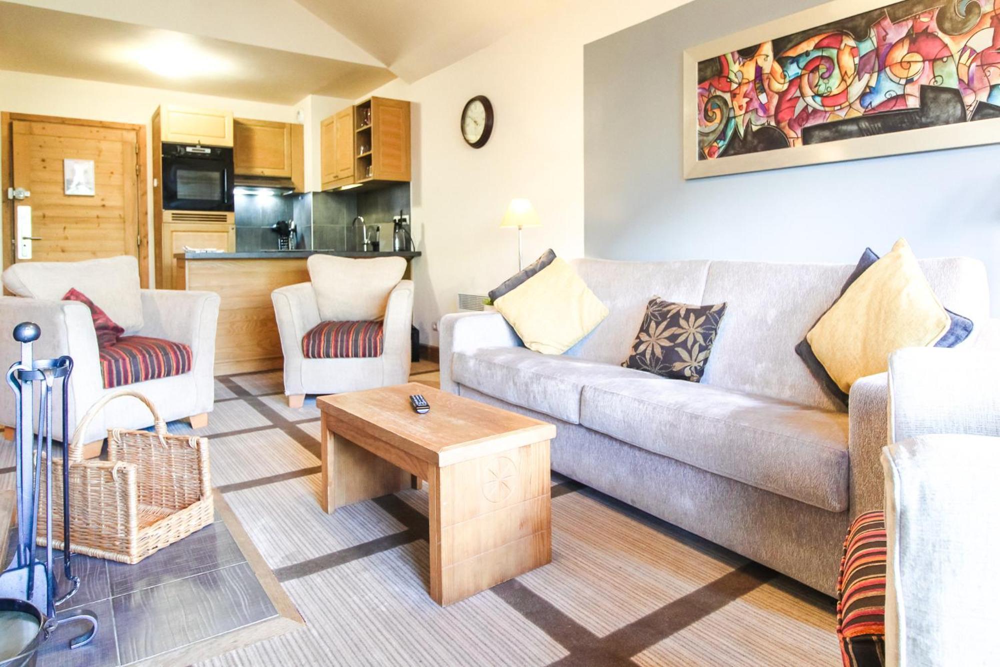 Exceptional 3 Bed Penthouse With Fireplace And Stunning Views Flaine Luaran gambar