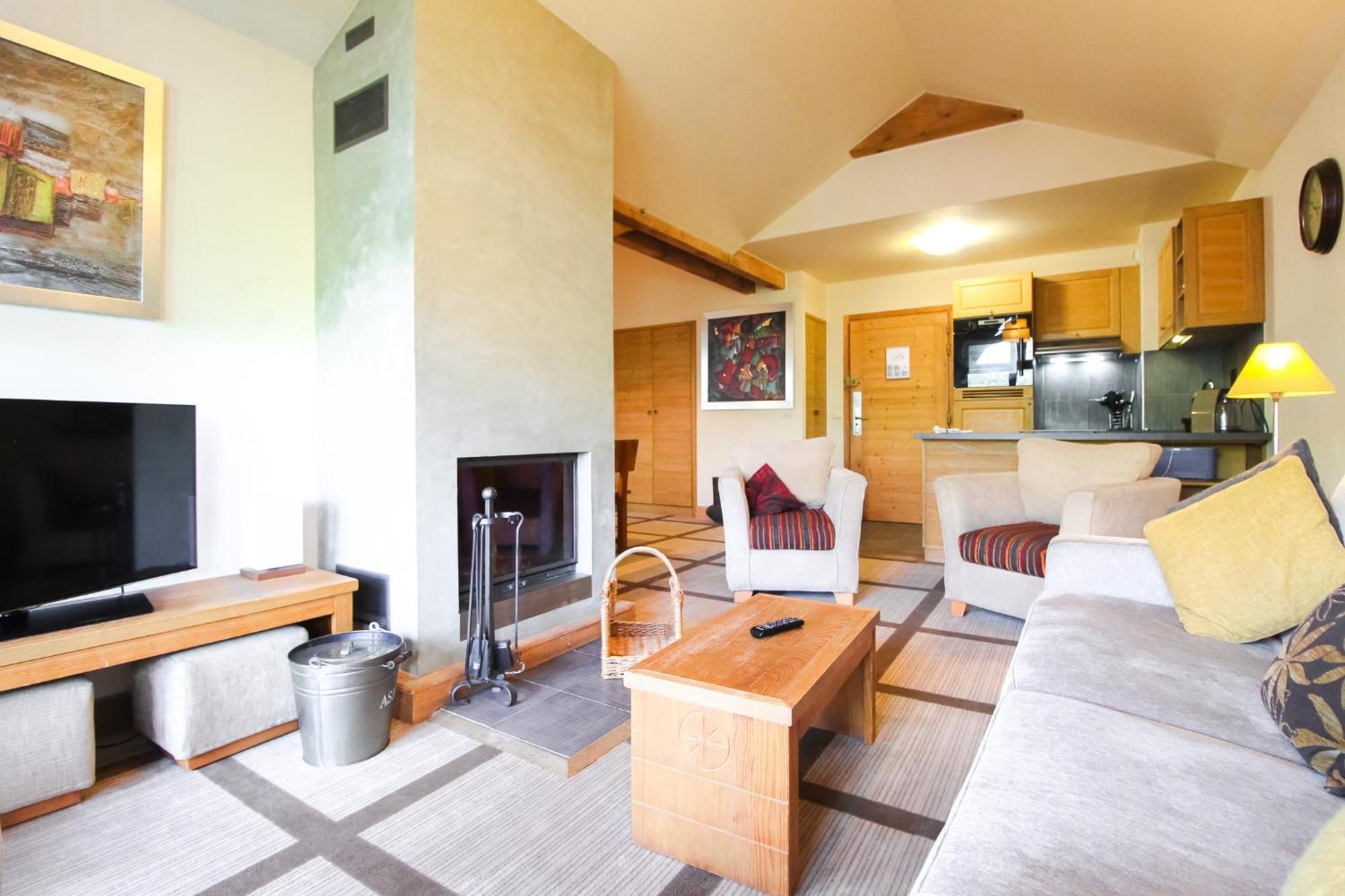 Exceptional 3 Bed Penthouse With Fireplace And Stunning Views Flaine Luaran gambar