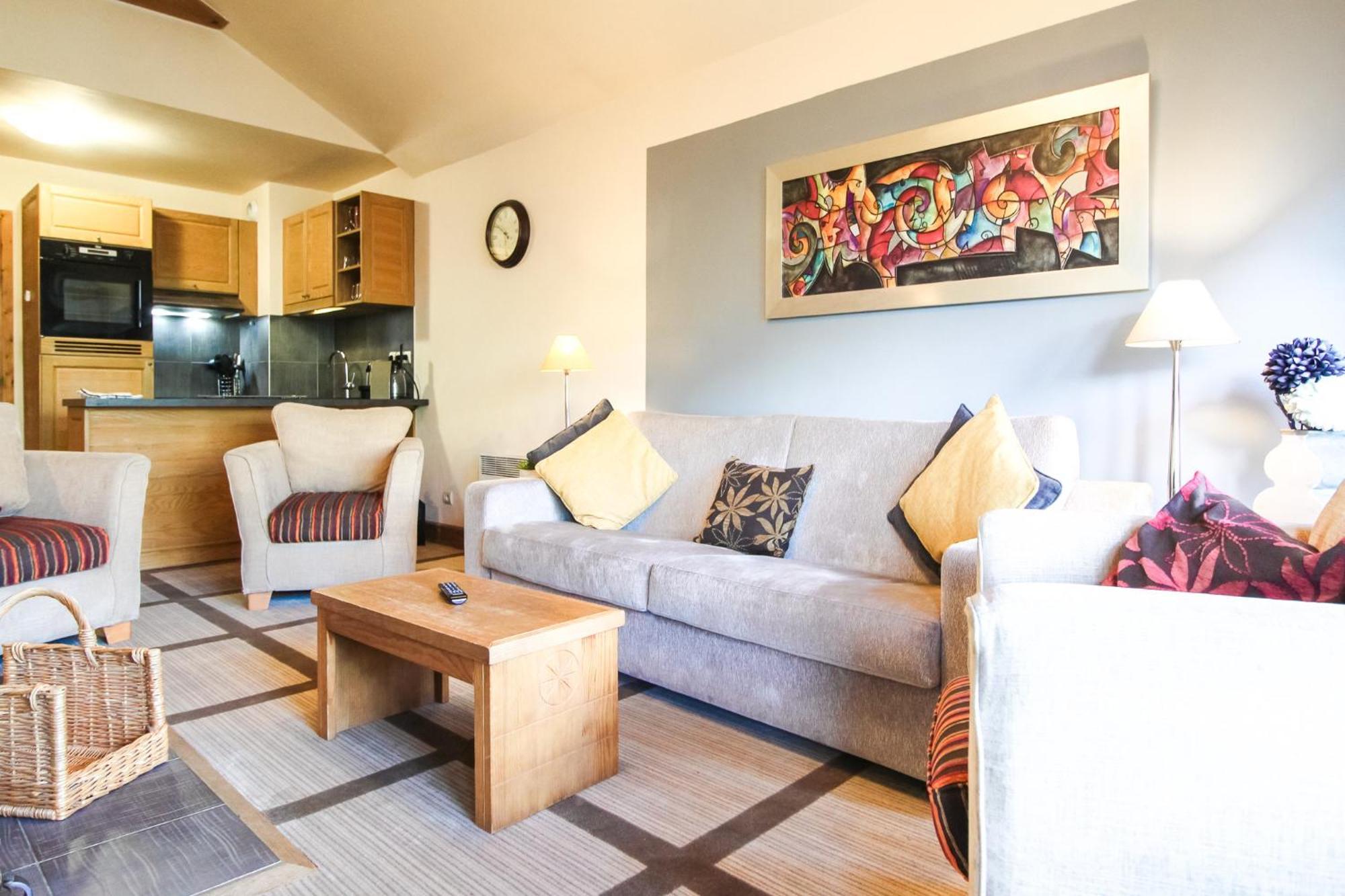 Exceptional 3 Bed Penthouse With Fireplace And Stunning Views Flaine Luaran gambar