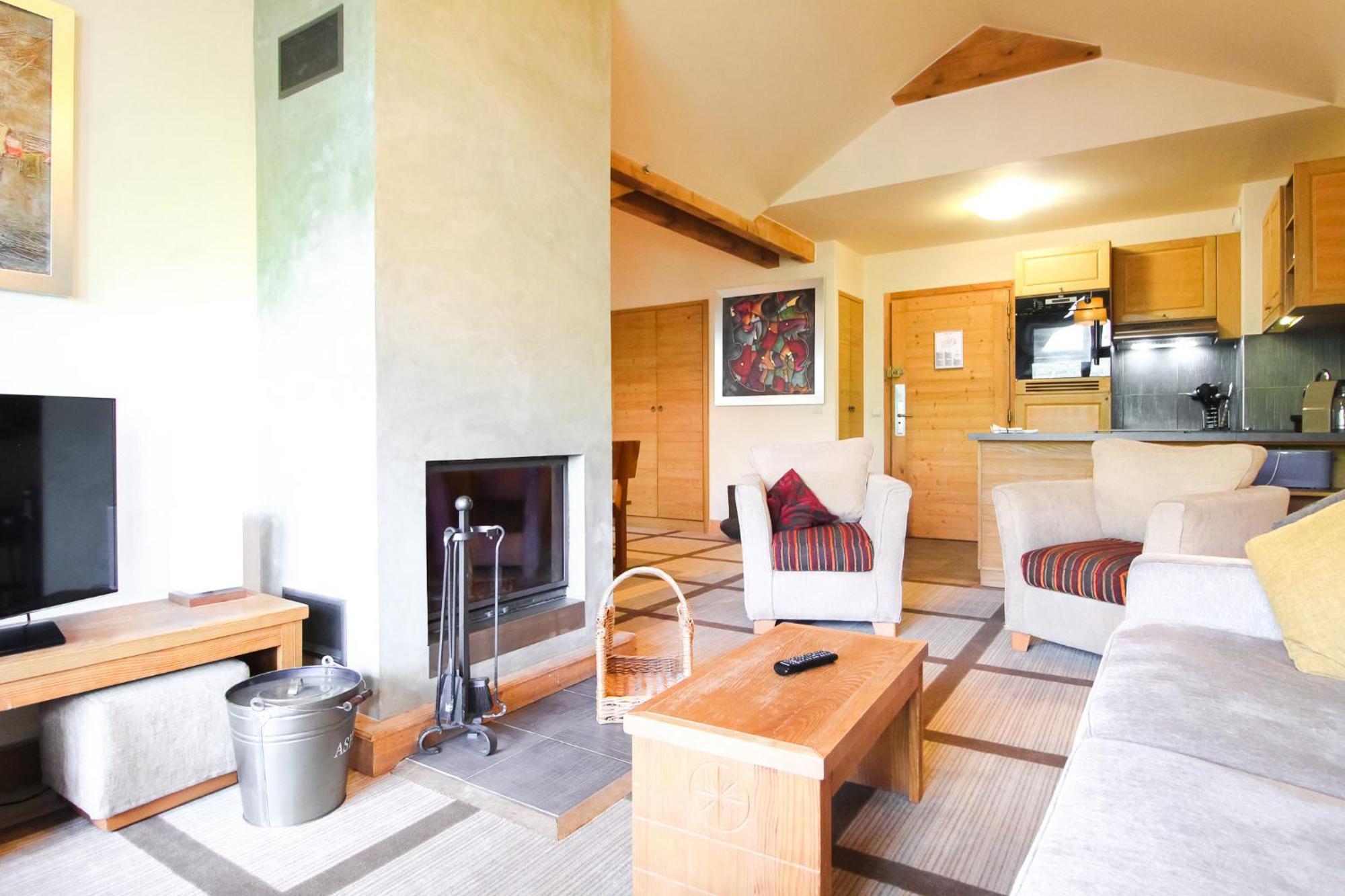 Exceptional 3 Bed Penthouse With Fireplace And Stunning Views Flaine Luaran gambar