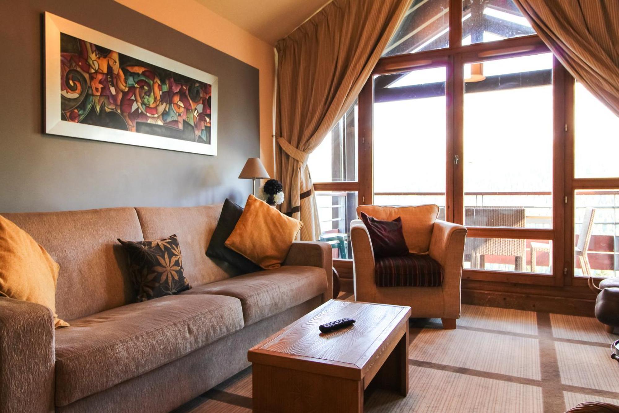 Exceptional 3 Bed Penthouse With Fireplace And Stunning Views Flaine Luaran gambar