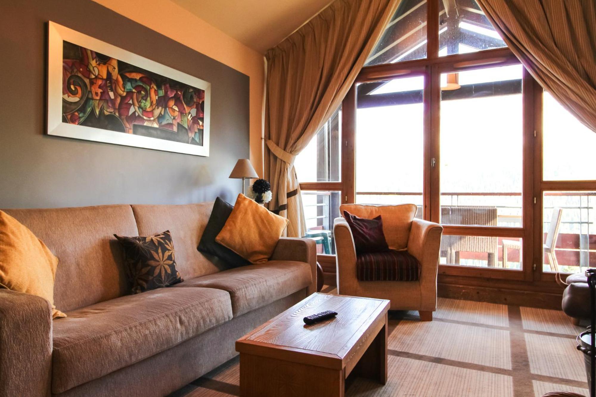 Exceptional 3 Bed Penthouse With Fireplace And Stunning Views Flaine Luaran gambar
