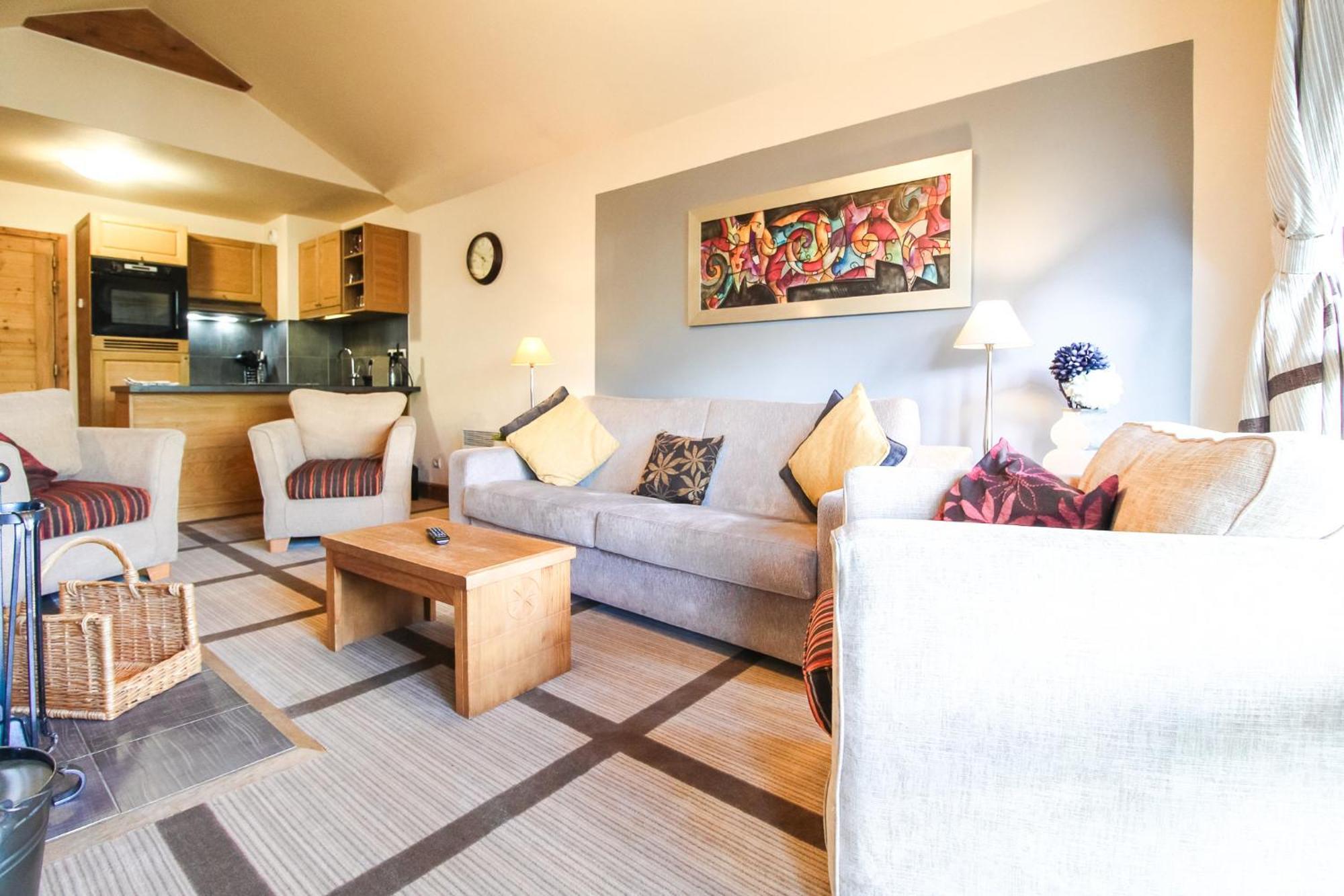 Exceptional 3 Bed Penthouse With Fireplace And Stunning Views Flaine Luaran gambar
