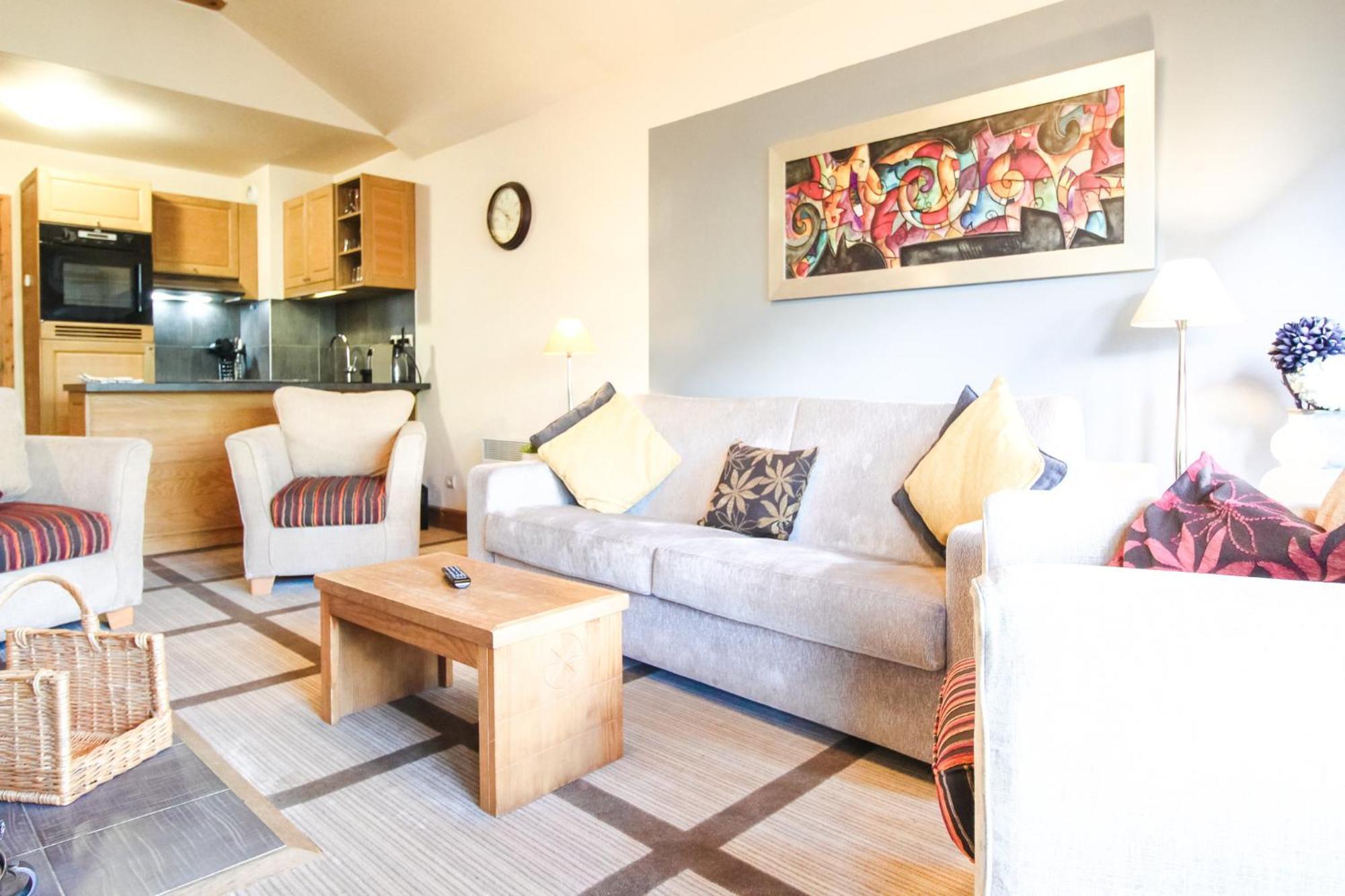 Exceptional 3 Bed Penthouse With Fireplace And Stunning Views Flaine Luaran gambar